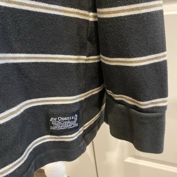 LEVI’S Long Sleeve Striped Tee with Pocket - Mens XL Relaxed - Picture 3 of 8